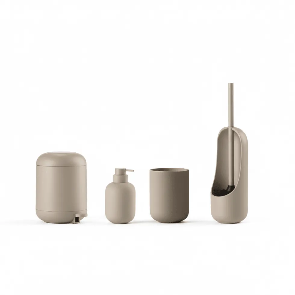Baderomssett Sensu taupe 4 deler