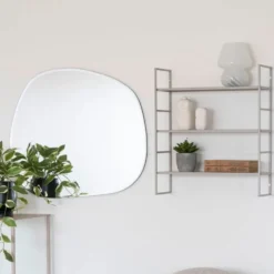 Beja hyller stål kjølig grå 48 x 17 x 55 cm