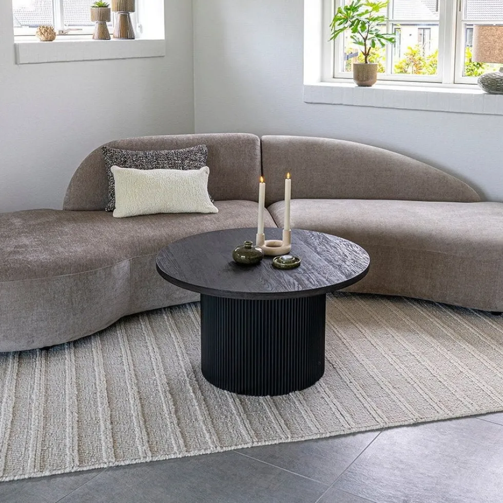 Boavista sofabord mørk brun ø80 cm