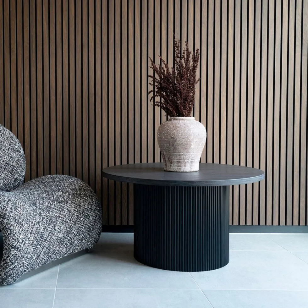 Boavista sofabord mørk brun ø80 cm