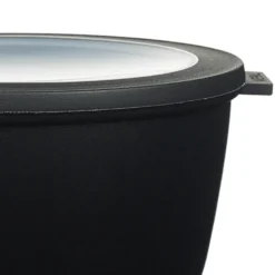 Bolle med lokk Cirqula sort 2000 ml