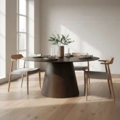 Bolton spisebord oval valnøtt 160 cm