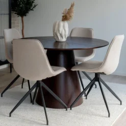 Bolton spisebord valnøtt finér 120 cm