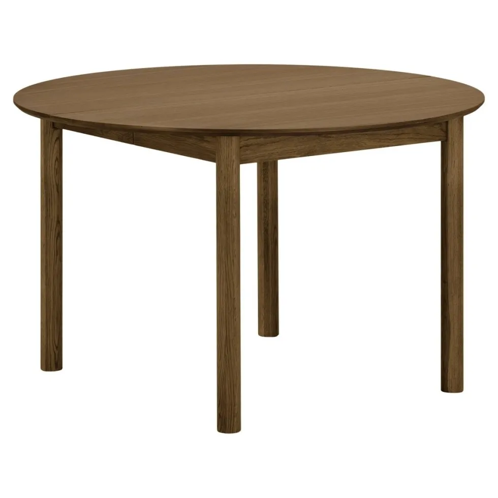 Bundaberg uttrekkbart spisebord eikefinér røkt 120-220 cm