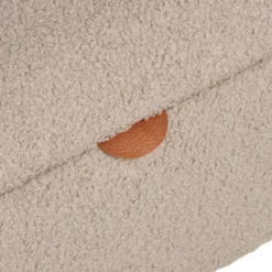 Harlow benk med oppbevaring bouclé beige 95 x 37 x 45 cm