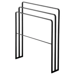 Håndkleholder sort 70 x 81 x 14 cm