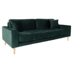 Lido 3 seters sofa mørkegrønn