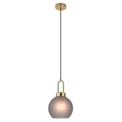 Luton taklampe matt røykfarget
