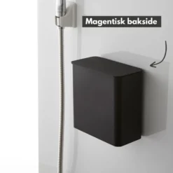 Magnetisk boks med lokk sort 17 x 17 x 9,5 cm