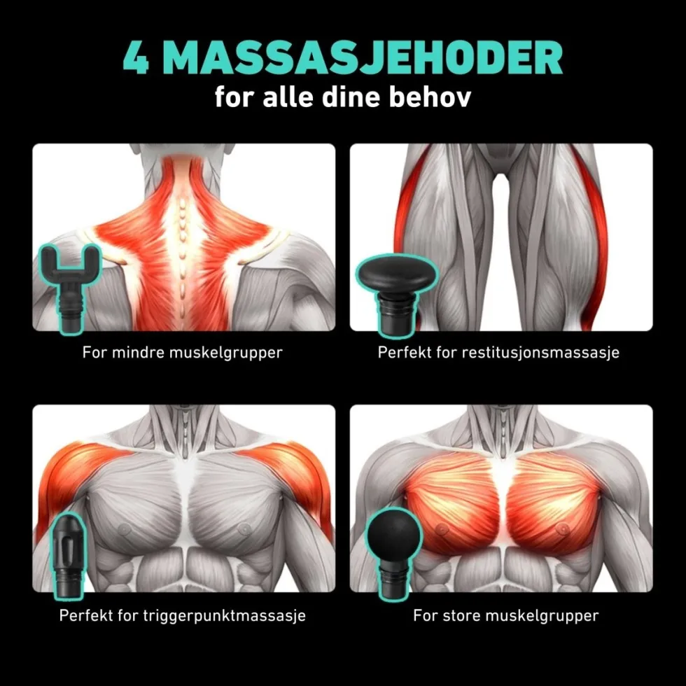 Massasjepistol F3 rød