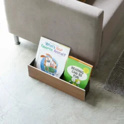 Oppbevaringsboks med skillevegger sort 45 cm