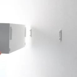 Oppbevaringsboks til vegg hvit 60 cm