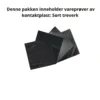Pakke Sort treverk kontaktplast