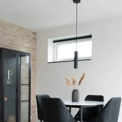 Paris taklampe sort