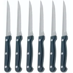 6-pk Biffkniver i rustfritt stål