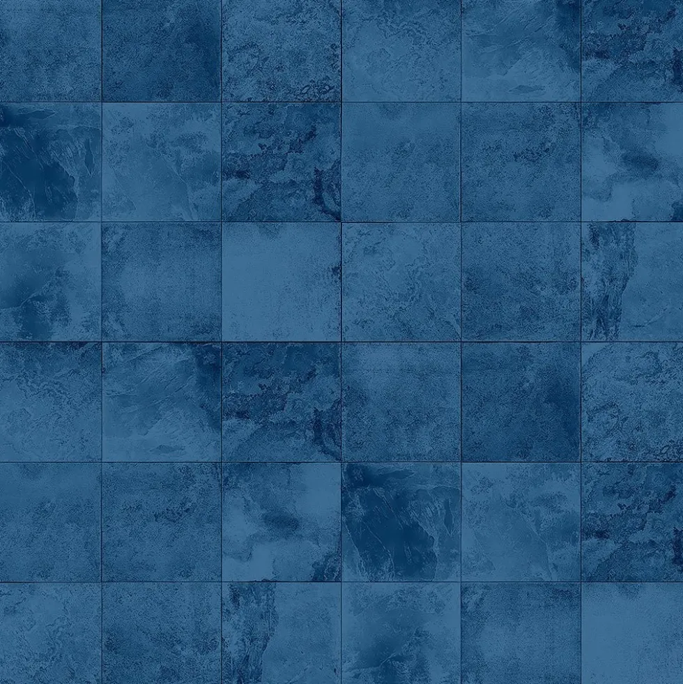 8-pk Bodø blå selvklebende fliser