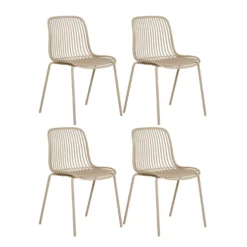 4-pk Branson hagestol beige