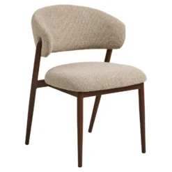 2-pk Cavi spisestol sand/valnøttfarget