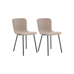 2-pk Halden spisestol beige
