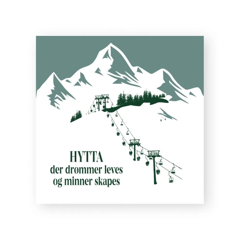 20-pk Servietter "Hytta" leves