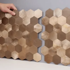 10-pk Sofie hexagon selvklebende veggfliser