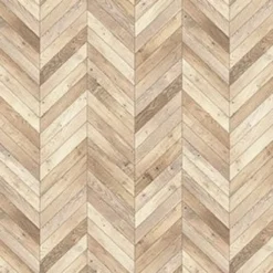 8-pk Wooden Harmony selvklebende fliser fiskebein 40 x 40 cm