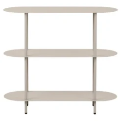 Rieti bokhylle 3 hyller sand 90 x 31 x 81 cm
