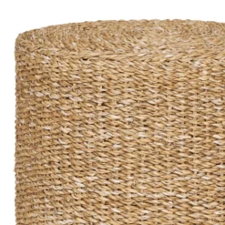 Rivera puff naturell ø40 cm