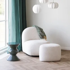 Rosolina sidebord fiberglass grønn ø34 cm