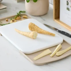 Skjærefjøl med brett Separa beige