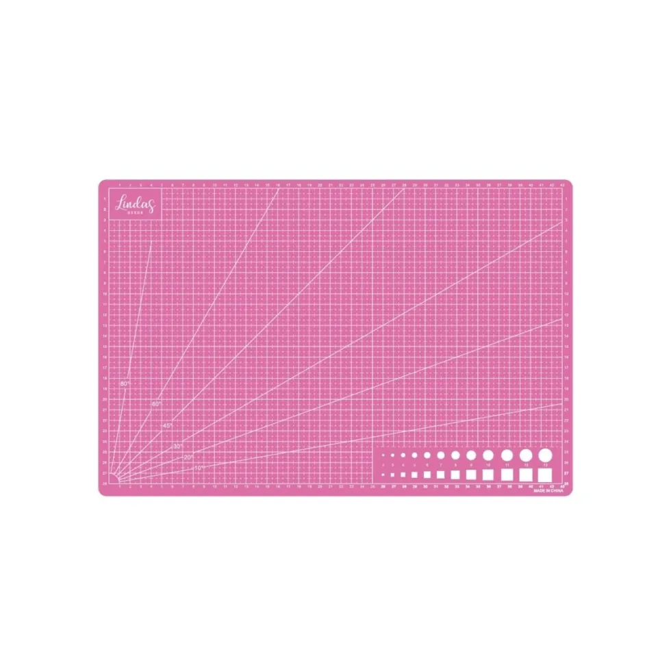 Skjærematte A3, rosa