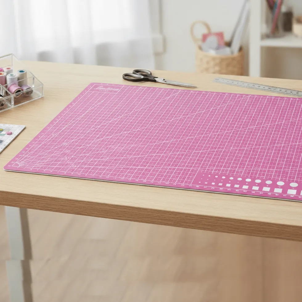 Skjærematte A3, rosa