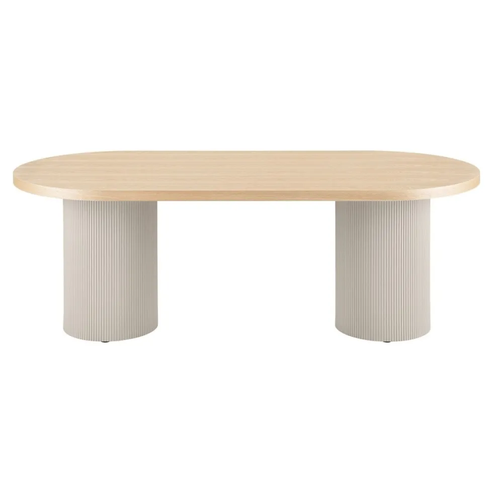 Solva spisebord ask sand natur 220 cm