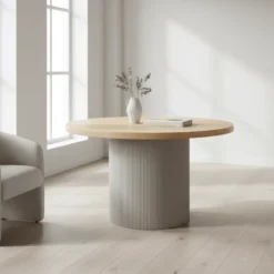 Solva spisebord ask sand natur 120 cm