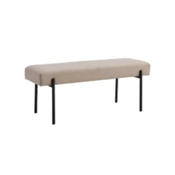 Swindon benk bouclé stone 100 cm