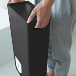 Toalettpapirstativ sort 48 x 28 x 12 cm