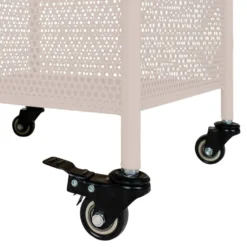 Torres vogn med tre hyller 35 x 35 x 100 cm, sand