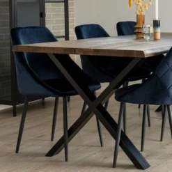 Toulon spisebord røkt eik 200 cm