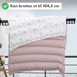 Veggmontert tørkestativ, uttrekkbart