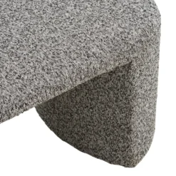 Westport benk bouclé grå 120 x 45 x 44 cm